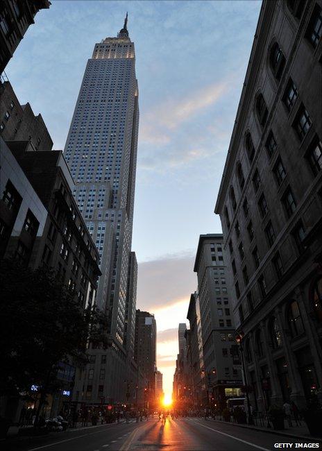 View of the Empire State Building