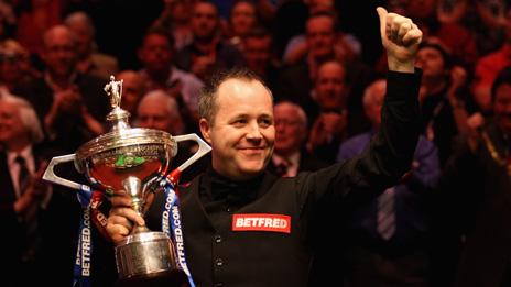 Snooker world champion John Higgins