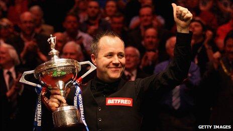 Snooker world champion John Higgins