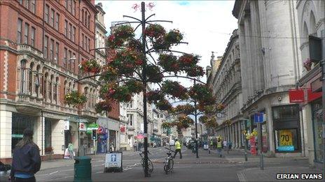 St Mary Street, Cardiff. Picture: Eirian Evans