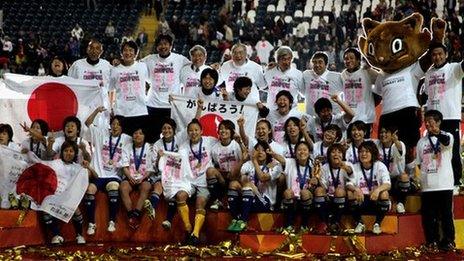 Japan's winning World Cup squad