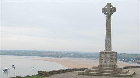 Padstow's war memorial