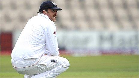 England bowler Graeme Swann