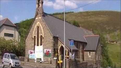 All Saints Church in Maerdy