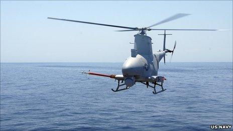 US Navy drone. Pic: US Navy