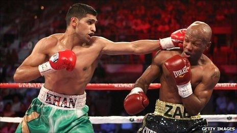 Amir Khan (left) and Zab Judah