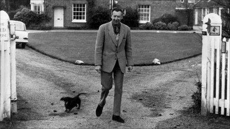 Benjamin Britten at the Red House, Aldeburgh