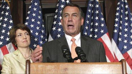 House Speaker John Boehner and Rep Cathy McMorris Rodgers