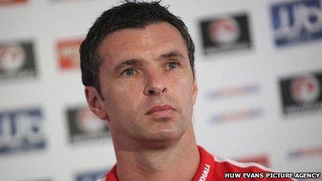 Wales manager Gary Speed