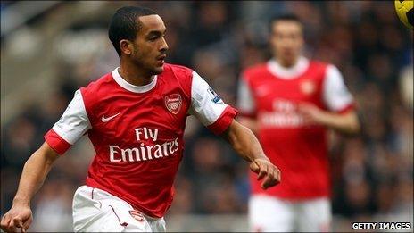 Arsenal's Theo Walcott