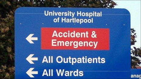 University Hospital of Hartlepool A&E