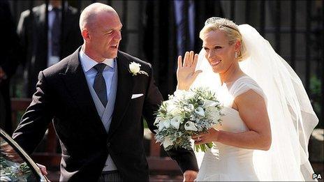 Mike Tindall and Zara Phillips