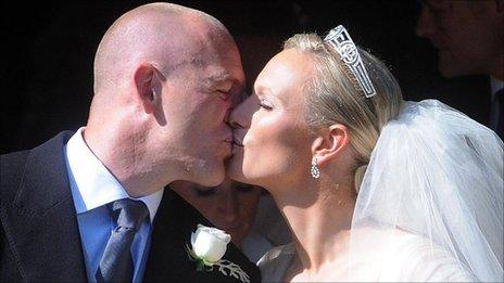 Mike Tindall and Zara Phillips