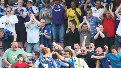 Rochdale supporters