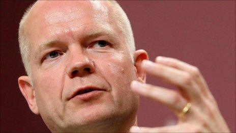 Foreign Secretary William Hague