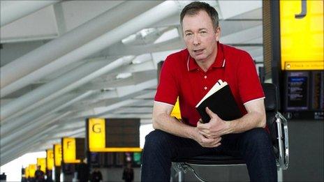 Tony Parsons at Heathrow Airport