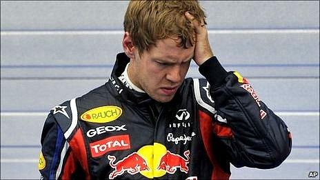 Red Bull's world champion Sebastian Vettel