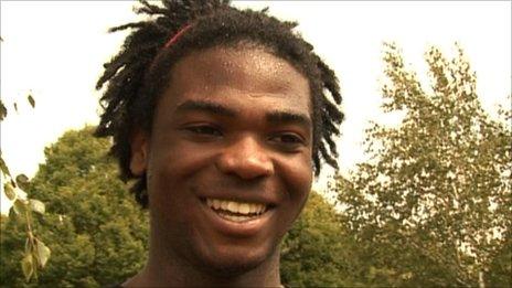 Football hopeful Jamie Cohen