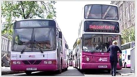 Translink buses