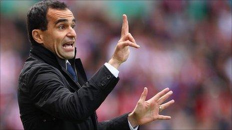 Wigan Athletic manager Roberto Martinez