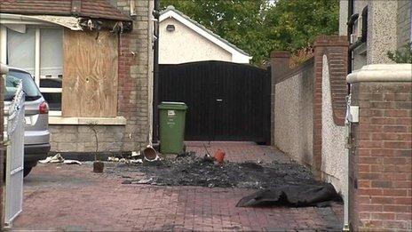 Paul O'Brien house arson attack