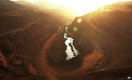 Chromite mines in Orissa, India