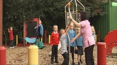 Children playing