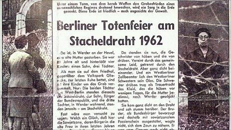 Funeral report from Berliner Morgenpost