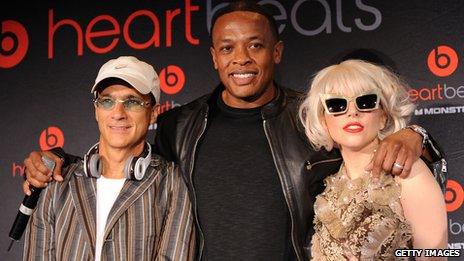 Jimmy Iovine, Dr. Dre and Lady Gaga