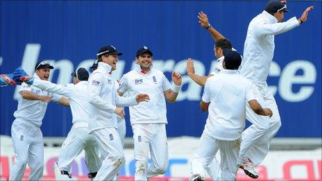 England secure victory against India