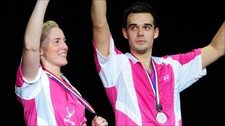 Imogen Bankier and Chris Adcock