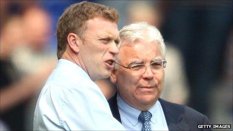 David Moyes and Bill Kenwright