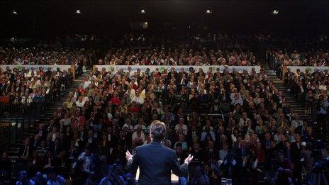 David Cameron addresses 2006 Tory conference