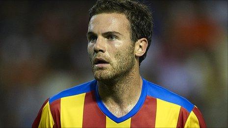 Valencia's Juan Mata