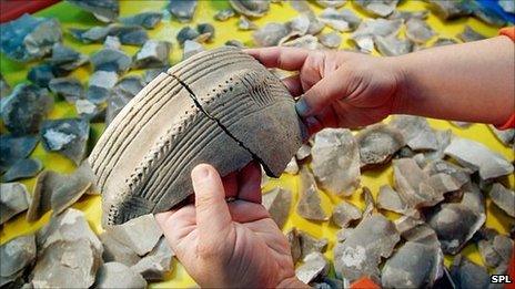 Neolithic pottery