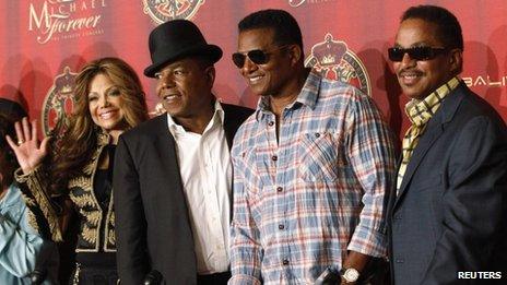 La Toya, Tito, Jackie and Marlon Jackson