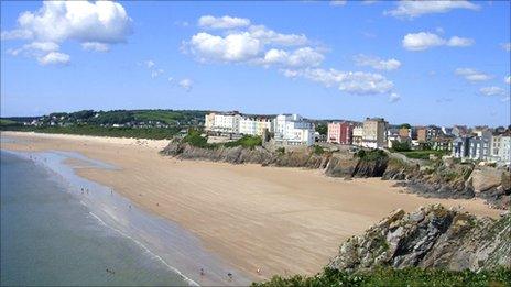 South Beach at Tenby