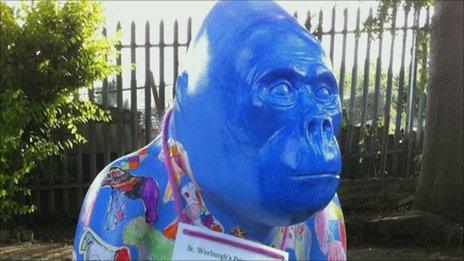 Stolen gorilla Werbert