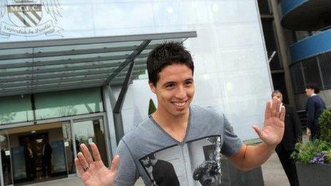 Manchester City's Samir Nasri