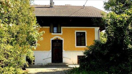 The house in St Peter am Hart, Austria, where police are investigating allegations that a man imprisoned his two mentally retarded daughters and sexually abused them