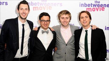 Cast members of Inbetweeners