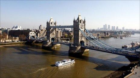 File photo dated 07/03/11 of a general view of the River Thames running through central London