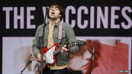 Justin Young from The Vaccines