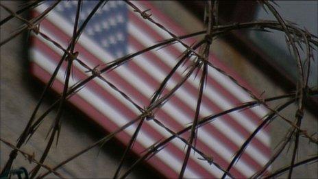 American flag at Guantanamo Bay