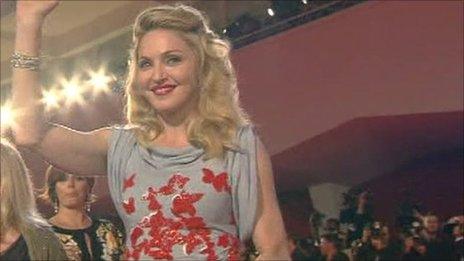 Madonna at the Venice film festival