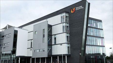 Darlington campus of Teesside University