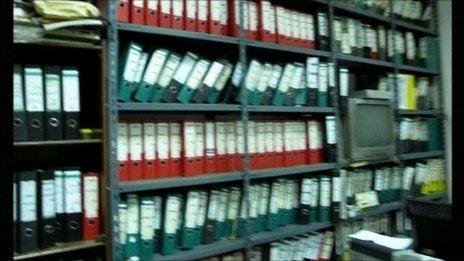 Tripoli office holding documents, 3 Sept