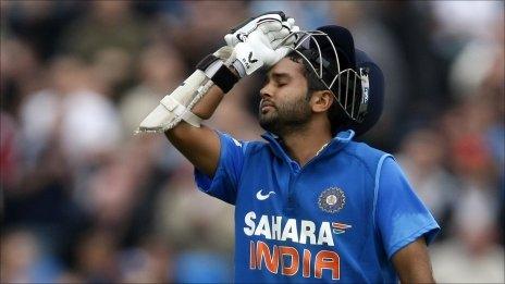 India's Parthiv Patel fell just five runs short of his maiden ODI century