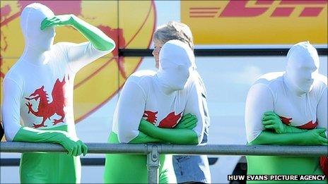 Wales fans in New Zealand