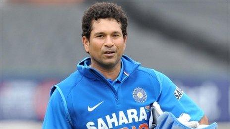 India batsman Sachin Tendulkar